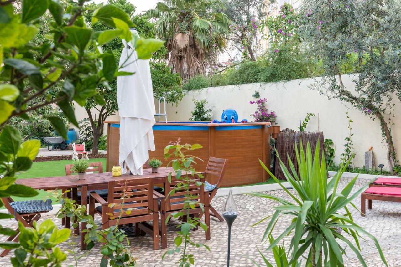 Graca Palace With Private Pool Garden Apartment Lisboa Ngoại thất bức ảnh