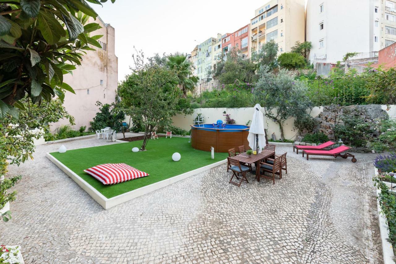 Graca Palace With Private Pool Garden Apartment Lisboa Ngoại thất bức ảnh